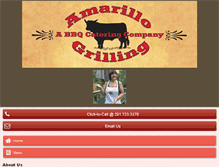 Tablet Screenshot of amarillogrilling.com